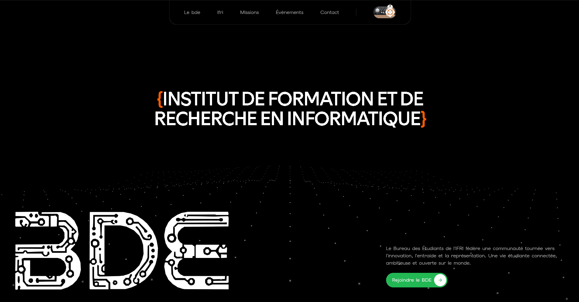 BDE IFRI Website